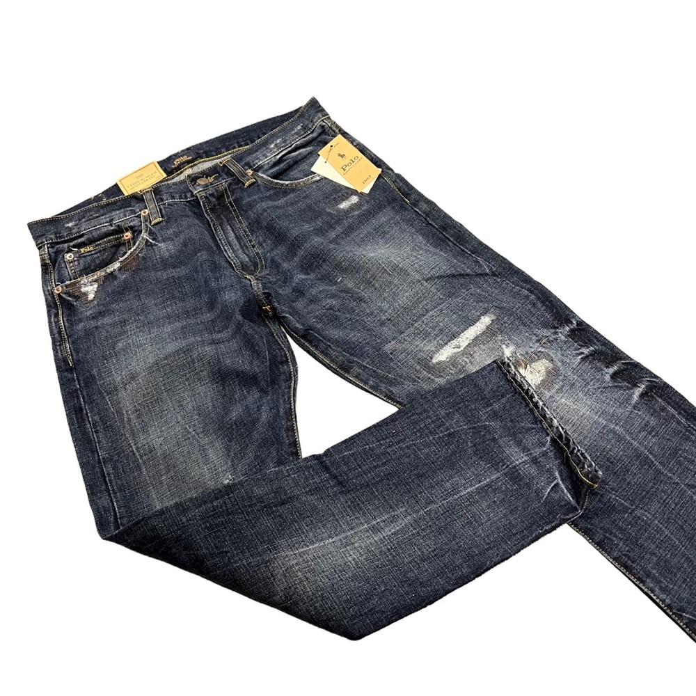POLO RALPH LAUREN Mens The Varick Slim Straight Jeans - Picture 3 of 14